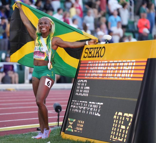 华体会官方-牙买加女飞人再揽百米领奖台 连串数据展现统治力